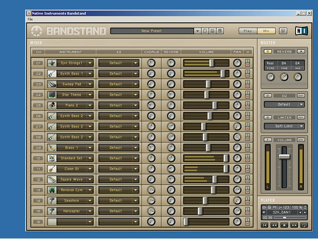 The mixer is a work of art but has no numerical readouts The mixer is a work of art but has no numerical readouts
